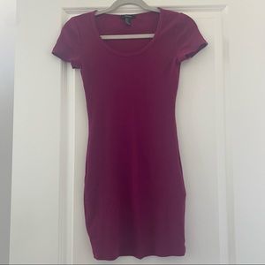 Magenta T Shirt Dress